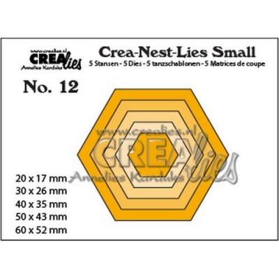 Crealies Crea-nest-dies small no. 12 Hexagons